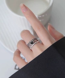 NO WAY（ノーウェイ）の「/Bz/ブラックハートモチーフリング(RZ)（リング）」