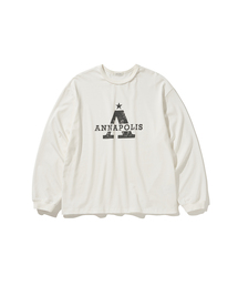 HISHANDER（ヒズハンダー）の「ANNAPOLIS L/S TEE WHITE（Tシャツ/カットソー）」