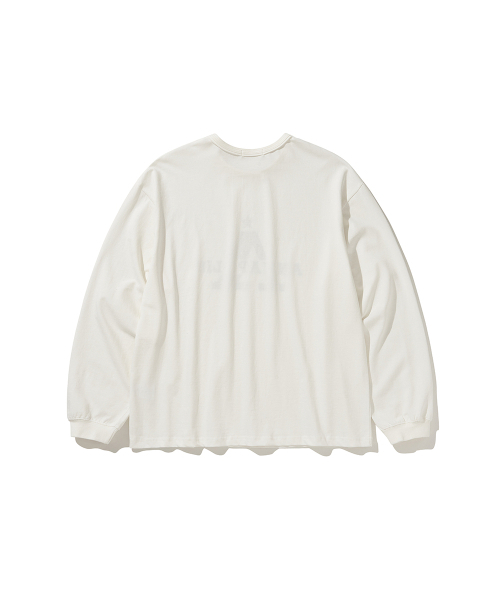 HISHANDER(ヒズハンダー)の「ANNAPOLIS L/S TEE WHITE(Tシャツ/カットソー・メンズ・その他・3/1/2)」の5枚目の写真