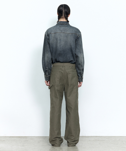 INSILENCE(インサイロンス)の「ベクサテン フレンチ ワークパンツ オリーブ(その他パンツ・レディース・その他・SMALL/MEDIUM/LARGE)」の3枚目の写真