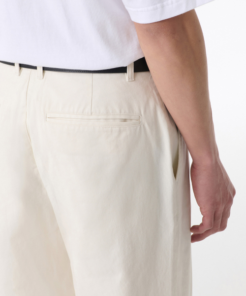 MUSINSA STANDARD（ムシンサスタンダード）の「レギュラーフィットヒドゥンバンディングチノパンツ[クリーム]（その他パンツ・メンズ・その他・40/38/42/36/34/28/29/32/30/31/33/26/27）」の5枚目の写真
