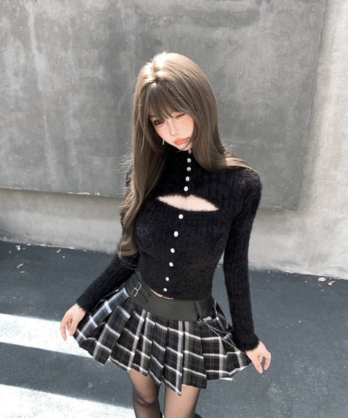 VEILA(ヴェイラ)の「シャギーボレロ付きニットトップス(ニット/セーター・レディース・グレー/ベージュ/ブラック・フリー)」の6枚目の写真