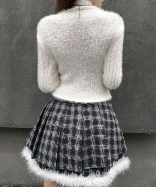 VEILA(ヴェイラ)の「シャギーボレロ付きニットトップス(ニット/セーター・レディース・グレー/ベージュ/ブラック・フリー)」の14枚目の写真