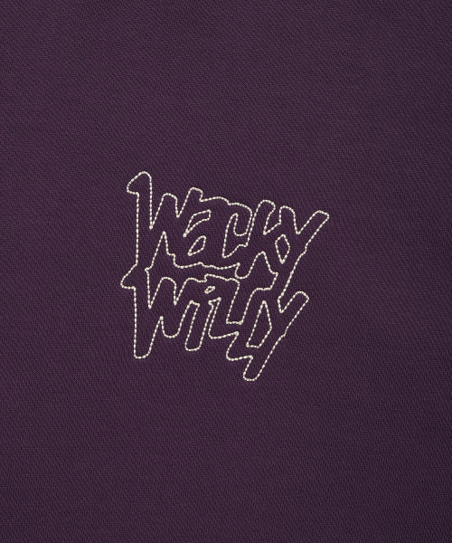 Wacky WiLLy(ワッキーウィリー)の「ステッチレタリングフードパーカー パープル(パーカー・レディース・その他・MEDIUM/LARGE/X-LARGE/SMALL)」の5枚目の写真