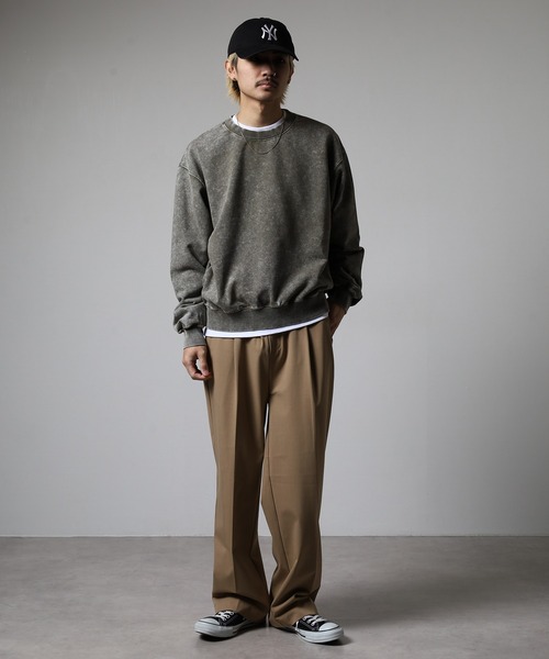 OMNES(オムネス)の「TRストレッチタックパンツ(スラックス・メンズ・ベージュ/ピンクベージュ・L/M)」の15枚目の写真