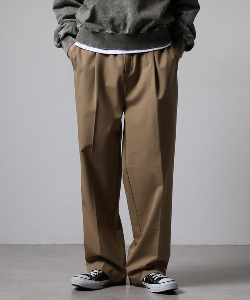 OMNES(オムネス)の「TRストレッチタックパンツ(スラックス・メンズ・ベージュ/ピンクベージュ・L/M)」の16枚目の写真