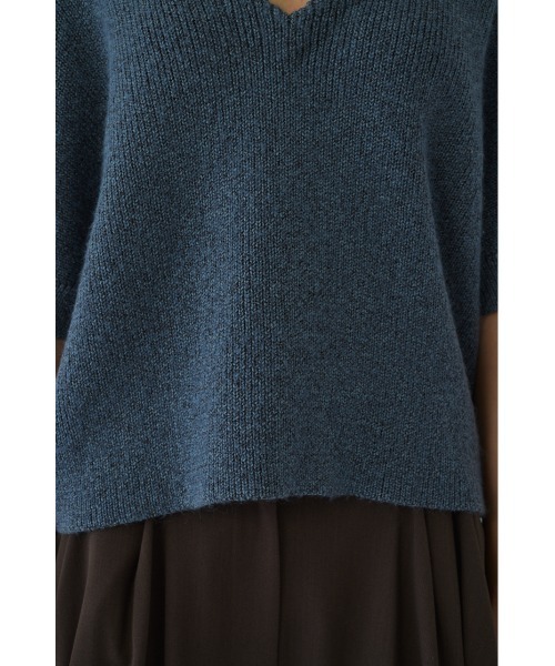 Round knit vest tops ラウンドニットベストトップス（ニット/セーター