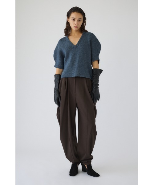 RIM.ARKリムアーク ハイネック ニットベスト ノースリーブ 黒 ブラック RIM.ARK（リムアーク）の「Classical knit vest クラシカルニット