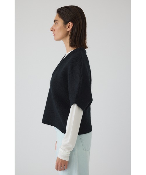 Round knit vest tops ラウンドニットベストトップス（ニット/セーター