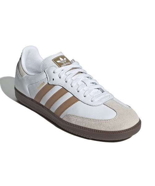 adidas 【アディダス】- サンバ オージー スニーカー【SAMBA OG Cloud White/Cardboard/Gum JR0912】