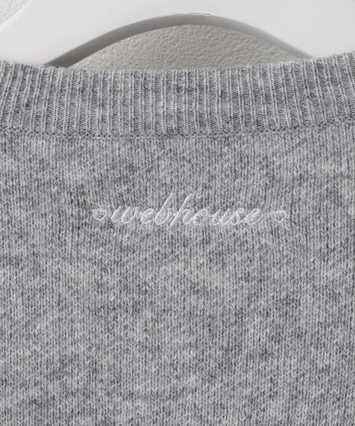 WEBHOUSE(ウェブハウス)の「【Geek Office / ギークオフィス】WEBHOUSE / Shooting Star Angel Cardigan(カーディガン/ボレロ・レディース・レッド/グレー・FREE)」の6枚目の写真