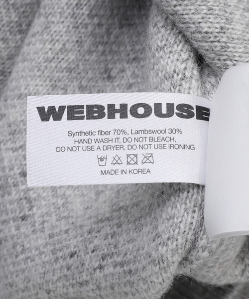 WEBHOUSE(ウェブハウス)の「【Geek Office / ギークオフィス】WEBHOUSE / Shooting Star Angel Cardigan(カーディガン/ボレロ・レディース・レッド/グレー・FREE)」の7枚目の写真