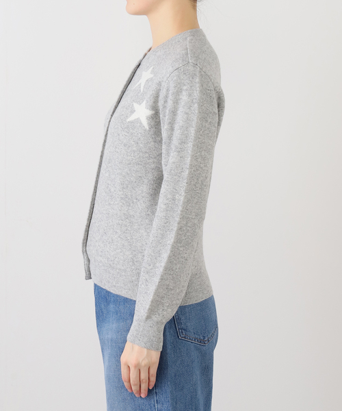 WEBHOUSE(ウェブハウス)の「【Geek Office / ギークオフィス】WEBHOUSE / Shooting Star Angel Cardigan(カーディガン/ボレロ・レディース・レッド/グレー・FREE)」の12枚目の写真