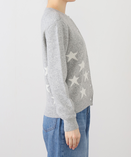 WEBHOUSE(ウェブハウス)の「【Geek Office / ギークオフィス】WEBHOUSE / Shooting Star Angel Cardigan(カーディガン/ボレロ・レディース・レッド/グレー・FREE)」の14枚目の写真
