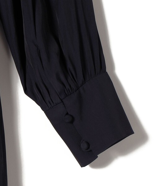 SHIPS(シップス)の「〈手洗い可能〉カッセン ギャザー ベルト付き 長袖 ワンピース(ワンピース・レディース・ネイビー/ダークグレー/グリーン・ONE SIZE)」の12枚目の写真