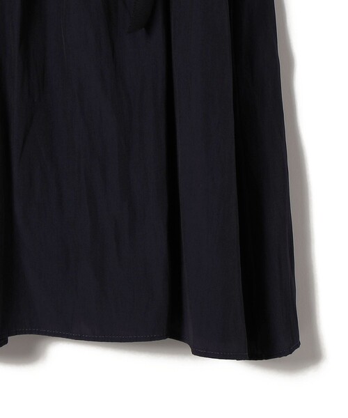 SHIPS(シップス)の「〈手洗い可能〉カッセン ギャザー ベルト付き 長袖 ワンピース(ワンピース・レディース・ネイビー/ダークグレー/グリーン・ONE SIZE)」の14枚目の写真