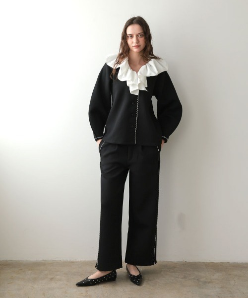 スカラップブレードレースセットアップ（スーツパンツ）｜DONOBAN