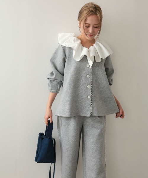 スカラップブレードレースセットアップ（スーツパンツ）｜DONOBAN