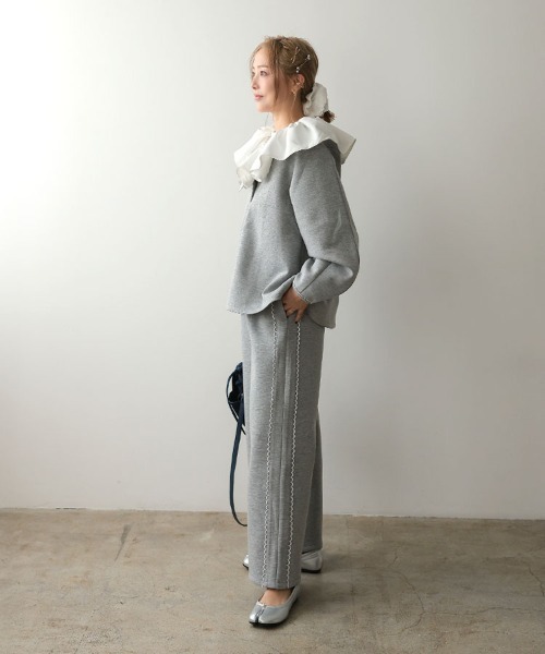 スカラップブレードレースセットアップ（スーツパンツ）｜DONOBAN