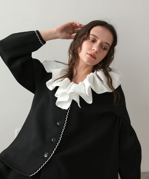 スカラップブレードレースセットアップ（スーツパンツ）｜DONOBAN