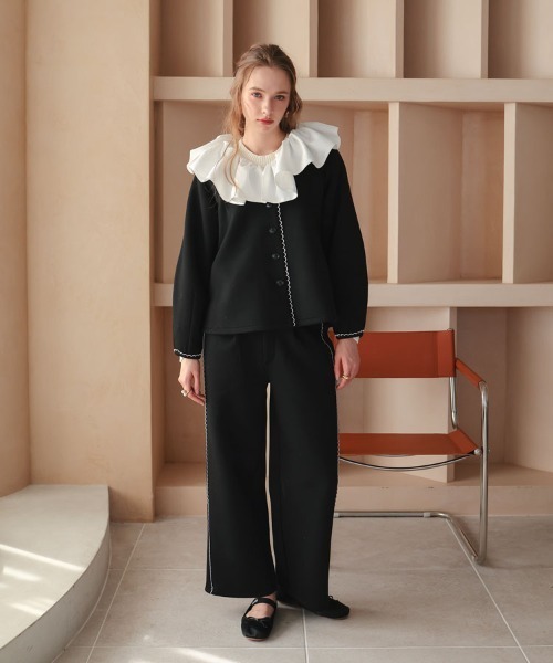 スカラップブレードレースセットアップ（スーツパンツ）｜DONOBAN