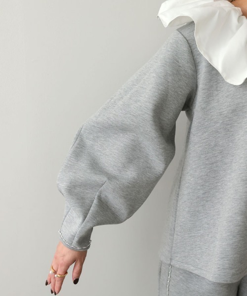 DONOBAN（ドノバン）の「スカラップブレードレースセットアップ（スーツパンツ・レディース・グレー/ブラック・ショート丈/ロング丈）」の18枚目の写真