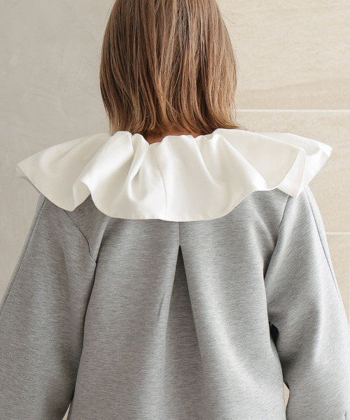 DONOBAN（ドノバン）の「スカラップブレードレースセットアップ（スーツパンツ・レディース・グレー/ブラック・ショート丈/ロング丈）」の20枚目の写真