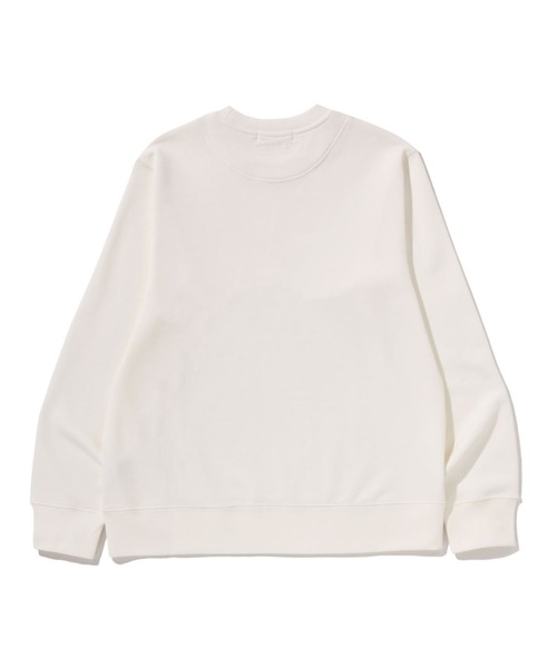 A BATHING APE(アベイシングエイプ)の「ONE POINT REGULAR FIT CREWNECK SWEATSHIRT(スウェット・メンズ・グレー/ブラック/アイボリー・XX-LARGE/MEDIUM/SMALL/LARGE/X-LARGE)」の4枚目の写真