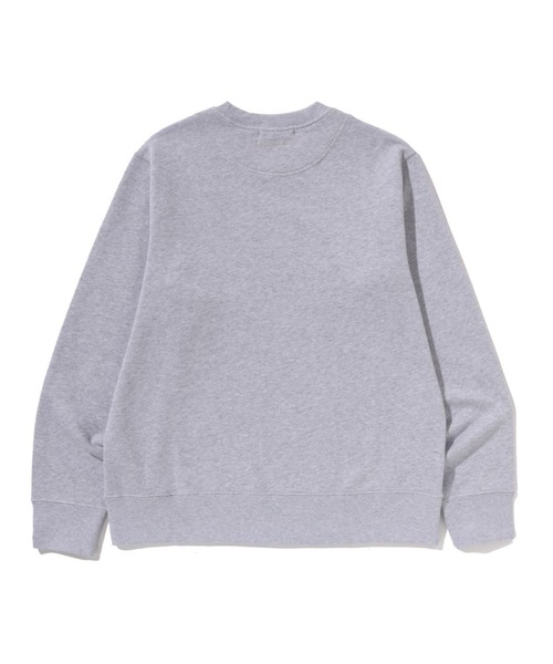 A BATHING APE(アベイシングエイプ)の「ONE POINT REGULAR FIT CREWNECK SWEATSHIRT(スウェット・メンズ・グレー/ブラック/アイボリー・XX-LARGE/MEDIUM/SMALL/LARGE/X-LARGE)」の6枚目の写真