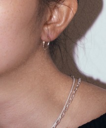 【silver925】Neat Hoop Pierce15mm / ニートフープピアス15mm