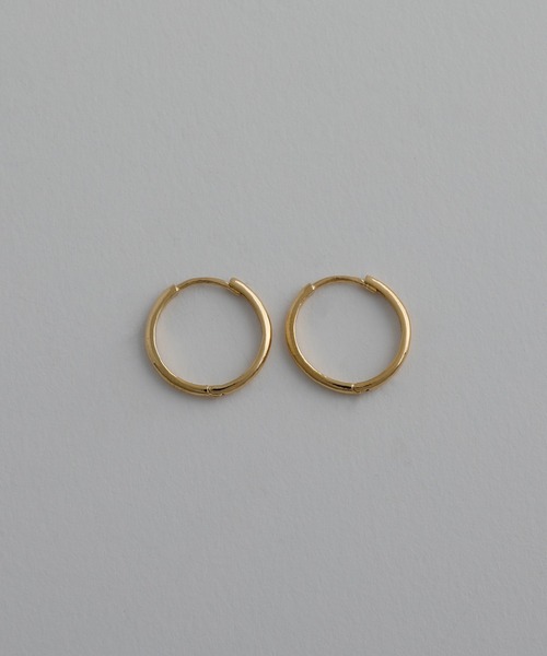whoseA(フーシー)の「【silver925】Neat Hoop Pierce15mm / ニートフープピアス15mm(ピアス(両耳用)・レディース・シルバー/ゴールド・FREE)」の11枚目の写真