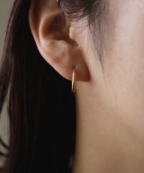 whoseA(フーシー)の「【silver925】Neat Hoop Pierce15mm / ニートフープピアス15mm(ピアス(両耳用)・レディース・シルバー/ゴールド・FREE)」の18枚目の写真