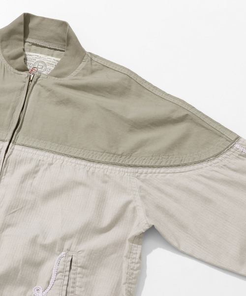 KRIFF MAYER（クリフメイヤー）の「ダービージャケット（ブルゾン・メンズ・イエロー/ベージュ/チャコール・X-LARGE/LARGE/MEDIUM）」の12枚目の写真