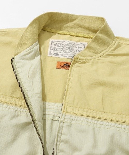 KRIFF MAYER（クリフメイヤー）の「ダービージャケット（ブルゾン・メンズ・イエロー/ベージュ/チャコール・X-LARGE/LARGE/MEDIUM）」の14枚目の写真