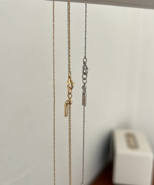 CAPRICIEUX LE'MAGE（カプリシューレマージュ）の「〈GOLDY/ゴールディ〉ツイストチェーンスキンネックレス（ネックレス・レディース・ゴールド/シルバー・FREE）」の6枚目の写真