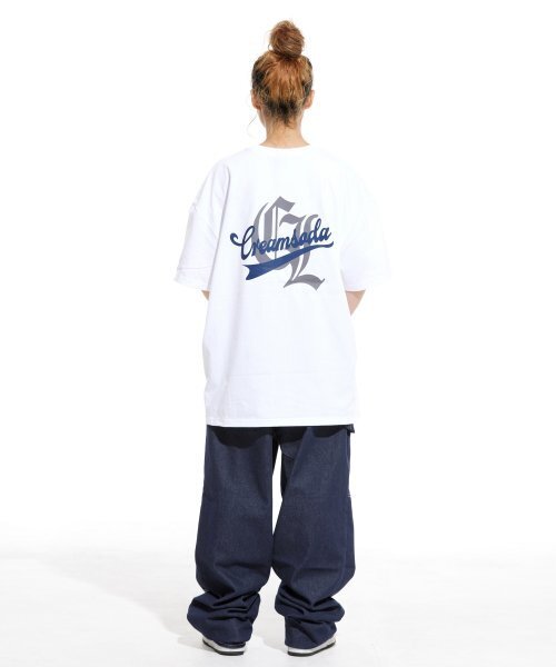 CREAM SODA LAB（クリームソーダラボ）の「LAB オールドシエル オーバーサイズ ポケット 半袖Tシャツ ホワイト グレー（Tシャツ/カットソー・メンズ・その他・X-LARGE/LARGE/MEDIUM）」の5枚目の写真