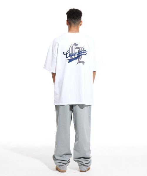 CREAM SODA LAB（クリームソーダラボ）の「LAB オールドシエル オーバーサイズ ポケット 半袖Tシャツ ホワイト グレー（Tシャツ/カットソー・メンズ・その他・X-LARGE/LARGE/MEDIUM）」の10枚目の写真