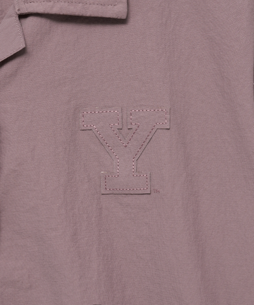 YALE(イェール)の「ライトウェイトハーフスリーブクロップシャツ_パープル(シャツ/ブラウス・レディース・その他・SMALL/MEDIUM)」の5枚目の写真