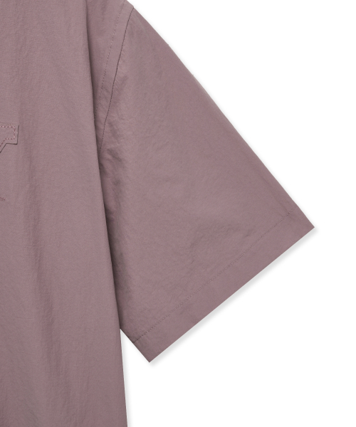 YALE(イェール)の「ライトウェイトハーフスリーブクロップシャツ_パープル(シャツ/ブラウス・レディース・その他・SMALL/MEDIUM)」の7枚目の写真