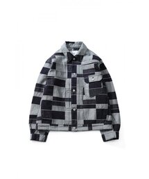 HORLISUN（ホーリーサン）の「Liverty Pattern Denim Jacket Dark Navy（その他アウター）」