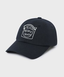 SLOW RECORD HOUSE（スローレコードハウス）の「レコードコットンボールキャップ_ネイビー（キャップ）」