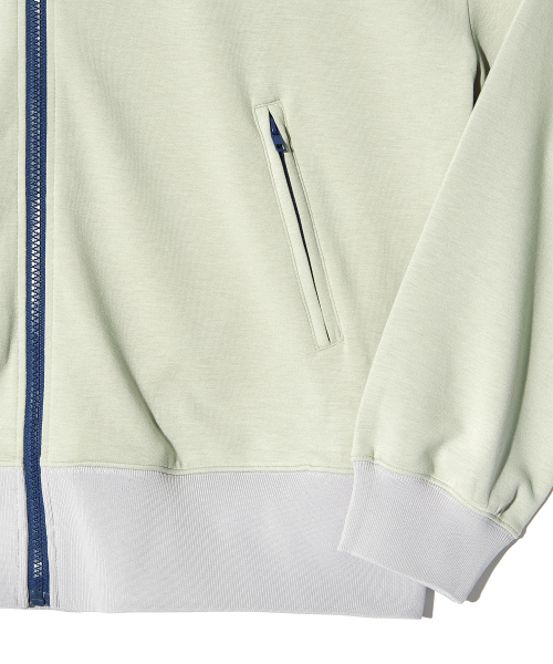 PIECEMAKER（ピースメーカー）の「COLOR BLOCK TRACK ZIP UP JACKET (OLIVE)（ナイロンジャケット・レディース・その他・FREE）」の4枚目の写真