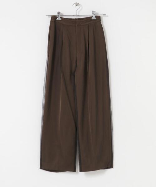 KBF（ケイビーエフ）の「サテンチュールパンツ（その他パンツ・レディース・ブラウン/ベージュ・36/38）」の8枚目の写真