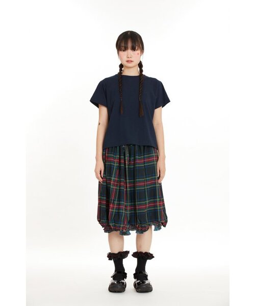 BOCBOK(ボクボク)の「CLOVER LOGO T - NAVY(Tシャツ/カットソー・レディース・その他・MEDIUM)」の3枚目の写真