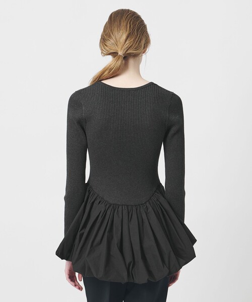 aewen matophイウエンマトフニットコンビラッフルフリルキャミソール AEWEN MATOPH＞ニットコンビ ラッフル キャミソール
