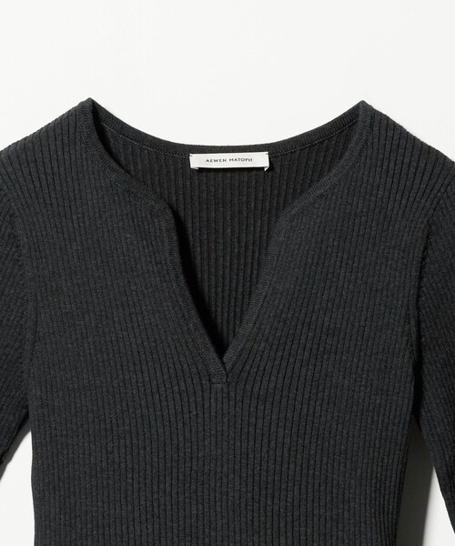 AEWEN MATOPH＞バルーンコンビ 二ットプルオーバー ‐ ウォッシャブル