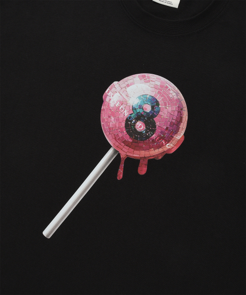 DYSFUNCT(ディスファンクト)の「EIGHT PINK CANDY T-SHIRT(BLACK)(Tシャツ/カットソー・メンズ・その他・LARGE/SMALL/MEDIUM)」の5枚目の写真