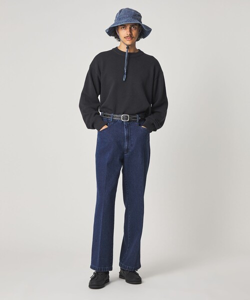 Steven Alan（スティーブンアラン）の「＜Steven Alan＞ デニム Lポケット スラックス（スラックス・メンズ・ライトブルー/コバルトブルー・S/M/L/XL）」の3枚目の写真