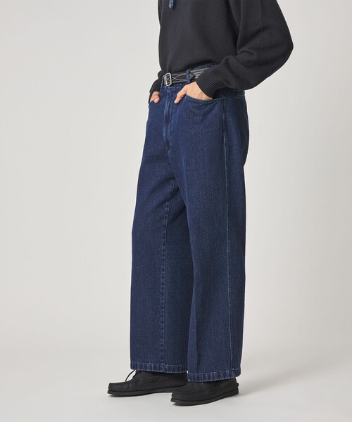 Steven Alan（スティーブンアラン）の「＜Steven Alan＞ デニム Lポケット スラックス（スラックス・メンズ・ライトブルー/コバルトブルー・S/M/L/XL）」の8枚目の写真