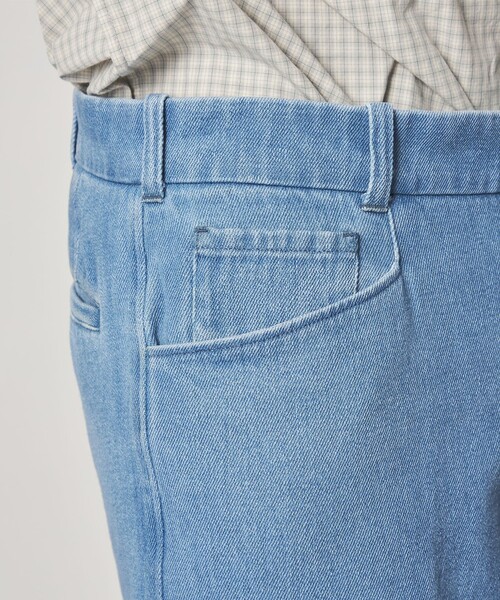 Steven Alan（スティーブンアラン）の「＜Steven Alan＞ デニム Lポケット スラックス（スラックス・メンズ・ライトブルー/コバルトブルー・S/M/L/XL）」の20枚目の写真